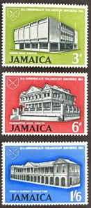 JAMAICA 1964 Set of 3 MNH OG SC#236-38 10th Commonwealth Parliamentary Conferenc