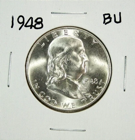 1948 Franklin Half Dollar BU #CM Cover