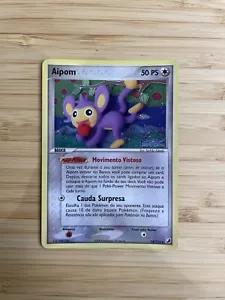 Pokemon CCG- Aipom 34/115- Ex Unseen Forces - Reverse Holofoil- NM -Portuguese - Picture 1 of 10