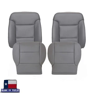 For 2014 2015 2016 2017 2018 2019 Chevy Silverado Work Truck WT Gray Seat Cover - Picture 1 of 18