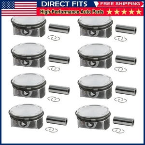 8Pcs Engine Pistons Rings Set For 201-17 Jaguar Land Rover 5.0L V8 - Gas AJ133 - Picture 1 of 9