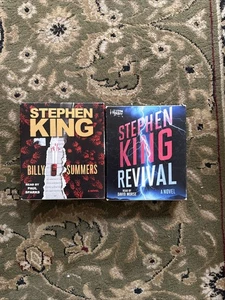 Stephen King CD Audio Book Lot ~ Billy Summers & Revival ~ Unabridged - Picture 1 of 2