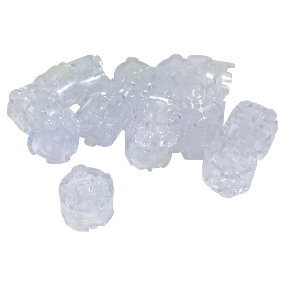 20x LEGO 3941 Brick Round 2x2 Trans-light Blue | 4178398