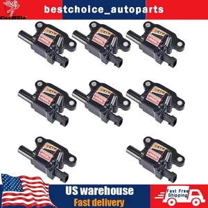 Paquete de 8 bobinas de encendido para Chevy Silverado 1500 GMC 5,3 L 6,0 L 6,2 L 6,2 L UF413 NUEVO - Imagen 1 de 13