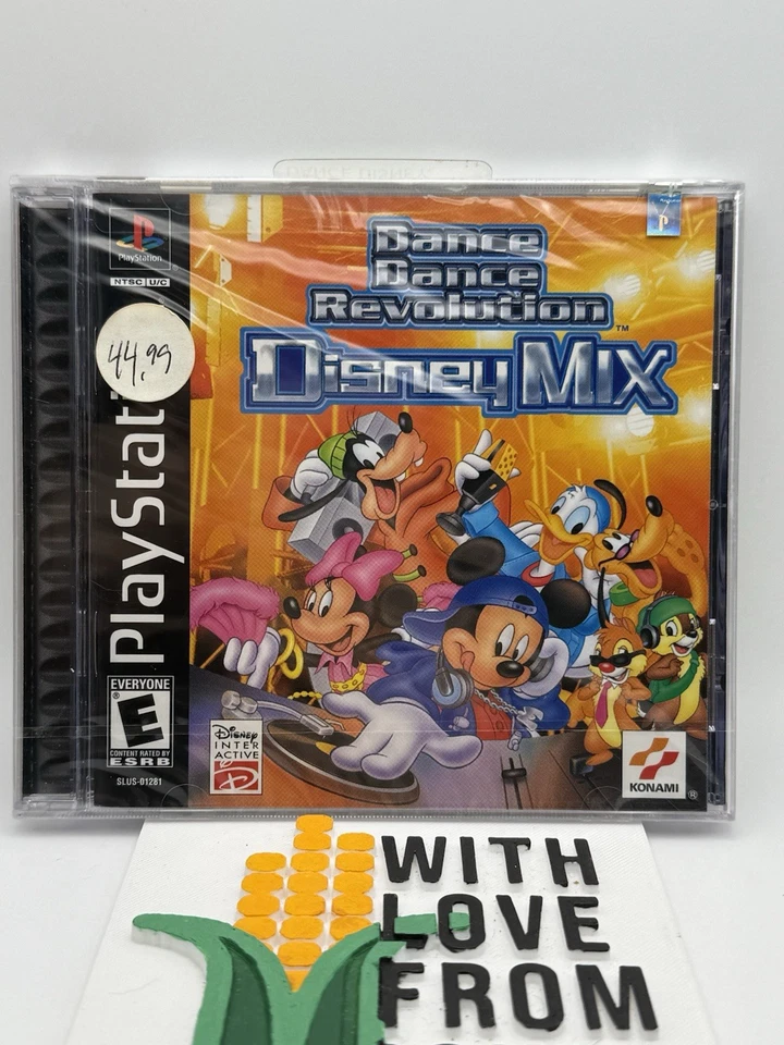 Dance Dance Revolution Disney Mix Sony PlayStation 1 PS1 NEW Factory Sealed - Image 1 of 4