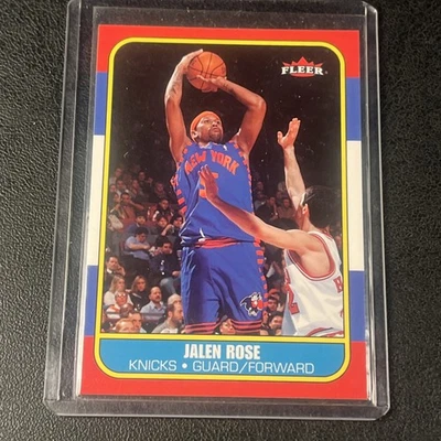 2006-07 Fleer 1986 20th Anniversary Retro JALEN ROSE Knicks #106 - Image 1 of 4