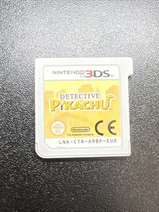 Detective Pikachu (3DS, 2018) cartucho de juego solo PROBADO Envío y devolución gratuitos Reino Unido - Imagen 1 de 2