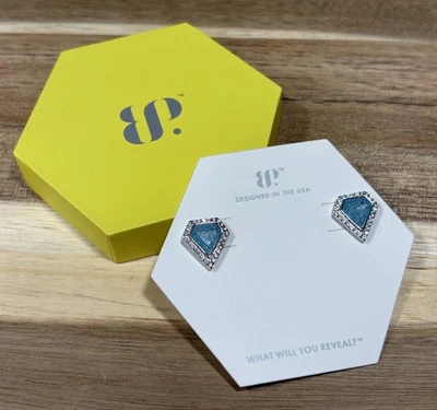 Bomb Party (BP) RBP6796 Originals Earrings, BP Gemstone Studs, 925SS, Aquamarine - Image 1 of 4