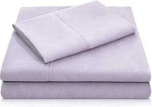 Malouf Woven Brushed Hypoallergenic Microfiber Sheets (King / Lilac) - Picture 1 of 2