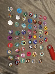 Vintage 90er Pogs Sammlung 50+ Lot & Container - Bild 1 von 7