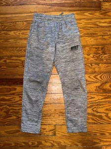 Nike Dri-Fit Boys Size Medium Jogger Sweatpant Gray Basketball Pant - Picture 1 of 9