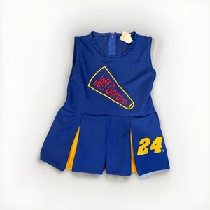 Vintage Jeff Gordon Dress Cheerleading Kid Size 2 Little King Made In USA NASCAR - Picture 1 of 4