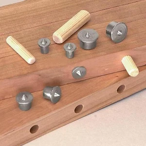 8pcs 6/8/10/13mm Hole Dowel Drill Wood Tenon Center Alignment Tool - Afbeelding 1 van 5