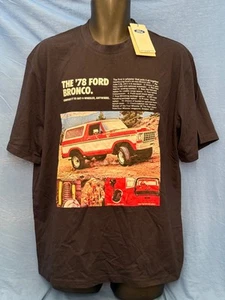 Retro 1978 FORD BRONCO Graphic T-Shirt NEW Free-Wheelin' Redefined Rebel Size M - Picture 1 of 9