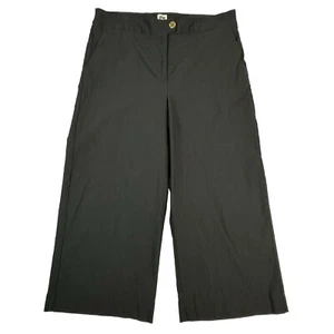 Anne Klein Damen schwarz weites Bein Cropped Hose Größe 12 Freizeit Arbeitskleidung - Bild 1 von 12