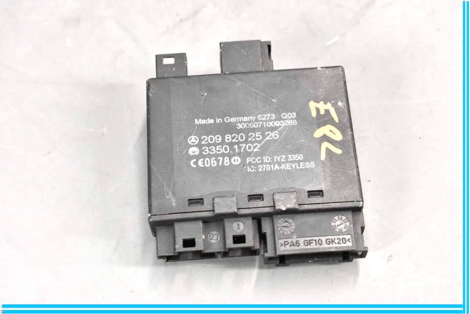 03-09 Mercedes-Benz CLK350 CLK550 W209 Módulo de control Go sin llave OEM Foto 1 de 4