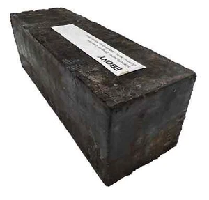 Gaboon Ebony Turning Blank Spindle Square Wood Block Lathe 1-1/2" x 1-1/2" x 6" - Picture 1 of 3