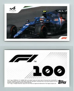Alpine - Esteban Ocon #100 Formula 1 Season 2021 Topps Sticker - Picture 1 of 1