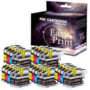 25 Stück LC203 Tintenpatrone passend für Brother LC201 MFC-J4320DW MFC-J4420DW MFC-J485DW - Bild 1 von 1
