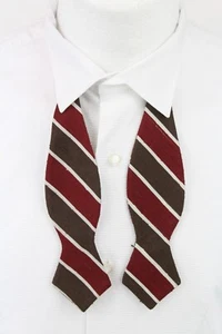 SUITSUPPLY Bow Tie Men's ONE SIZE Silk Formal Stripe Pattern Adjustable - Picture 1 of 7
