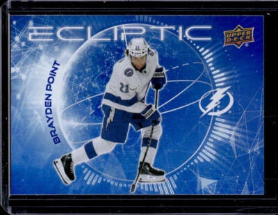 2023-24 Upper Deck #EC-12 Brayden Point Ecliptic - Image 1 of 2