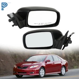 Outside Mirror Left+Right Side Power For 2007-11 Toyota Camry Hybrid Non-Heated - Picture 1 of 18
