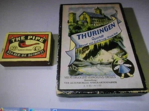Altes Kartenspiel "Thüringen", seltenes Quartett - Spiel; Altenburg 1960 - Bild 1 von 9