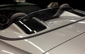 White Lighted Wind Restrictor® For 14-19 Corvette C7 Coupe Wind Deflector Screen - Picture 1 of 6