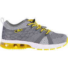 CMP Boys Trainers Sport Shoes Kids Knit Fitness Shoe Grey Breathable