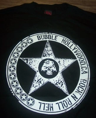 BUBBLE Rock N Roll Hell T-Shirt MENS LARGE NEW Band Hollywood CA  - Image 1 of 3