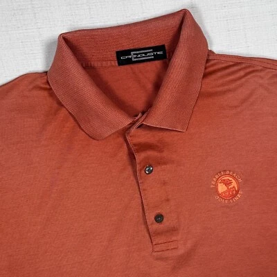 Carnoustie Polo Pebble Beach Golf Links Men XL Mercerized Golf Performance - Image 1 of 4