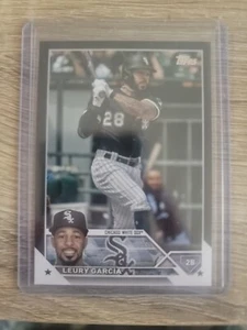 2023 Topps Series 2 LEURY GARCIA #409 Black Parallel #'d 26/72 SP White Sox - Picture 1 of 2