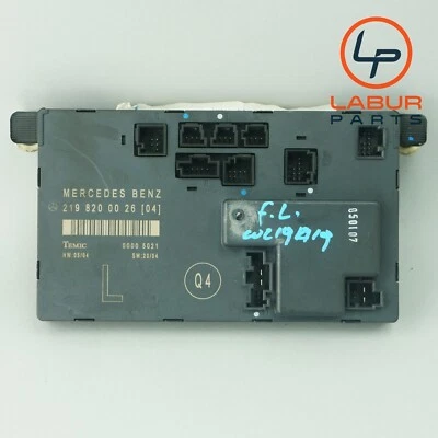 W219 Mercedes 06-11 CLS Class Front Left Door Control Module 2198200026 K883 - Image 1 of 4