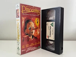 The Adventures Of Pinocchio - Martin Landau - PAL VHS Video Tape (T189) - Picture 1 of 2
