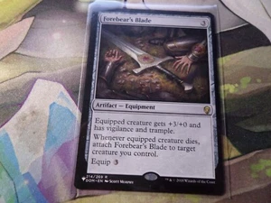 MTG Forebear's Blade Dominaria Rare Magic the Gathering Card #214/269 - Picture 1 of 1