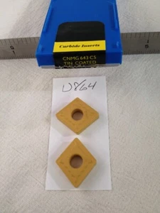 7 NEW CNMG 643 CARBIDE INSERTS. GRADE: C5. TIN COATED. GENERAL PURPOSE (U864) - Picture 1 of 1