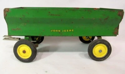 VAGÓN DE JUGUETE VINTAGE JOHN DEERE ACERO/ESTAÑO 1:24 BUEN ESTADO ALGUNOS LI (EZS000705) Foto 1 de 4