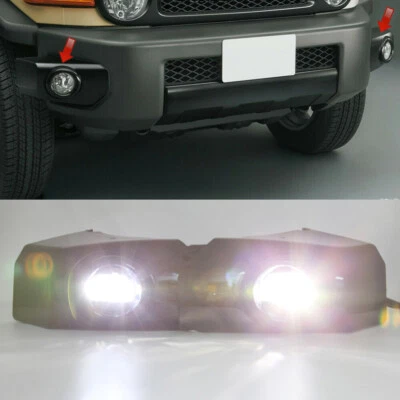 2pcs For Toyota FJ Cruiser 2007-2020 LED Fog Lamp Front Bumper Driving Light Kit - Image 1 of 4
