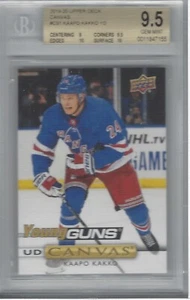 KAAPO KAKKO 2019-20 UPPER DECK HOCKEY YOUNG GUNS CANVAS #C91 GEM MINT BGS 9.5 - Picture 1 of 1