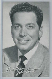 W Exhibit Movie & Recording Stars, 1950's, John Conte - Picture 1 of 1
