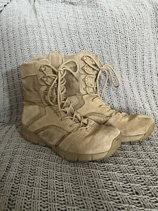 Men's Reebok Patriotic Outfitters Sand Beige Boots Size 8.5 - Picture 1 of 10