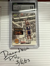 Kobe Bryant CSG 10 GEM MINT 1997-98 Upper Deck Nestle Crunch Time #CT22 Card