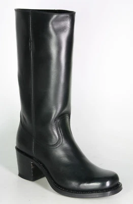 9575 Sendra Stivali Toledo Nero Fatto A Mano Stivali In Pelle Boho-Style Foto 1 de 4