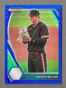 MASON MILLER 2021 Prizm Draft Picks RARE SOLID BLUE Prizm OAKLAND A'S ⭐ MINT - Picture 1 of 2