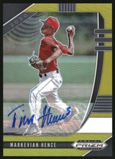 2020 Panini Prizm Draft Base Autographs Gold Markevian Hence Auto /10