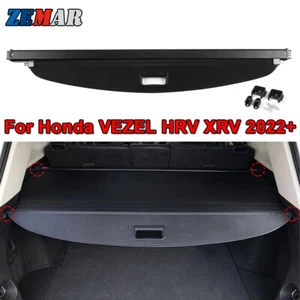 Rear Trunk Cargo Cover For Honda VEZEL HRV XRV 2022+ Security Shade Shield Black - Picture 1 of 6