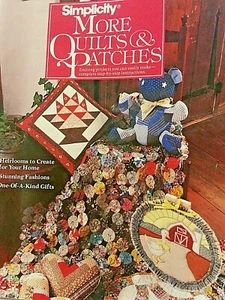 Simplicity MORE QUILTS & PATCHES 72pg pattern magazine 1983 garments ornaments++ - Picture 1 of 12