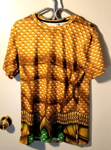 Gym Gala AQUAMAN Short Sleeve T-Shirt Fish Scales Size 2XL Halloween - Bild 1 von 3