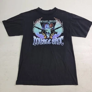 Michael Vincent Blues Rock Band "Double Shot" Revolverflügel Herren Shirt Gr. M EUC - Bild 1 von 7