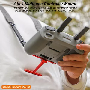 Maniglia controller vita supporto montaggio da tavolo cinturino collo gancio per DJI RC 2/1 - Foto 1 di 12